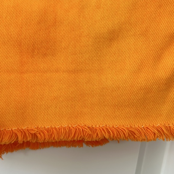 Lucky Brand Abbey Short w Frayed Roll-Up Hems Orange - Picture 13 of 13